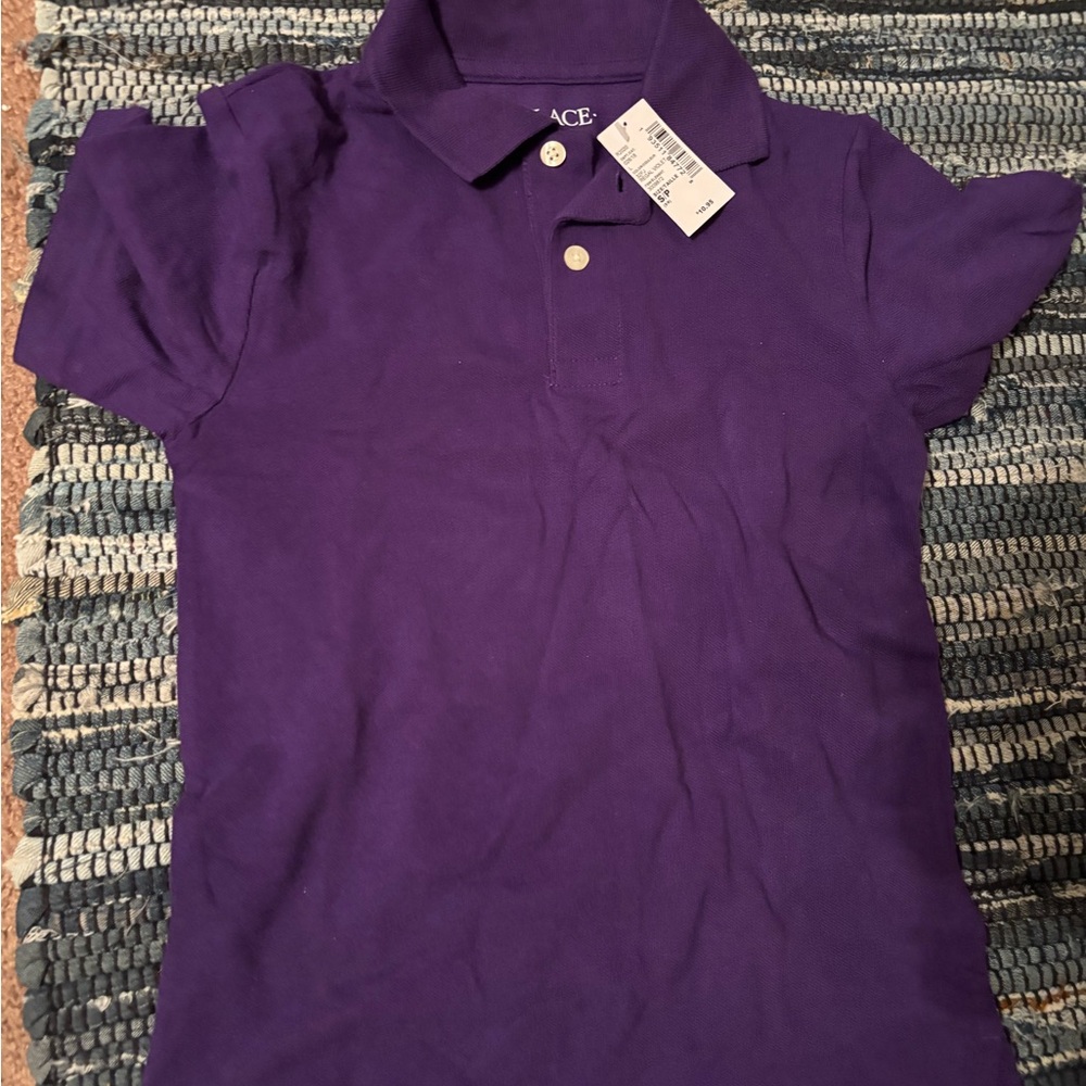 The Children’s Place Uniform Purple Polo Shirt